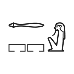 O29-O1 O1-A40 — hiéroglyphe