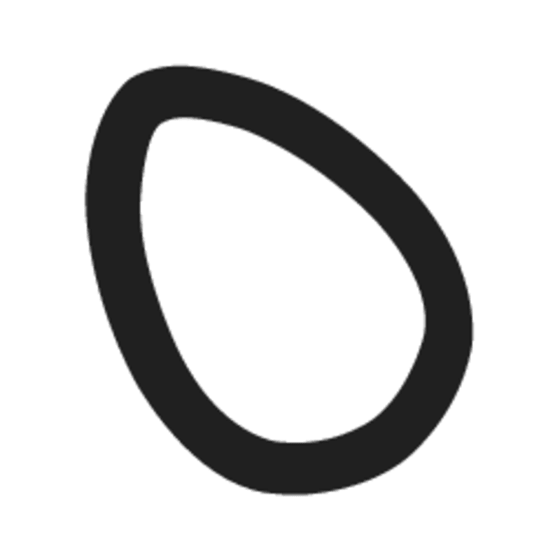 H8 — Oeuf, petit oval oblique