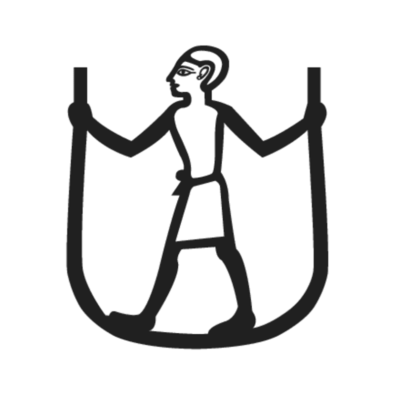 A37 — Homme tenant deux panthères par le cou