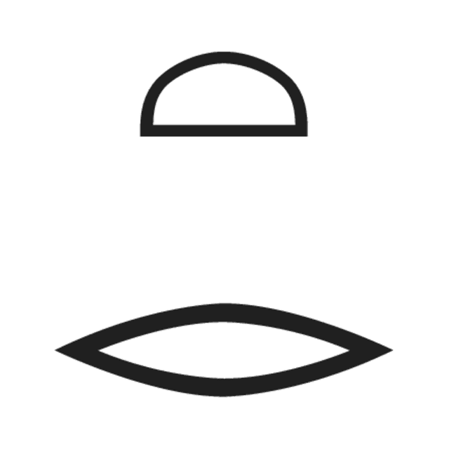 X1 D21 — hiéroglyphe