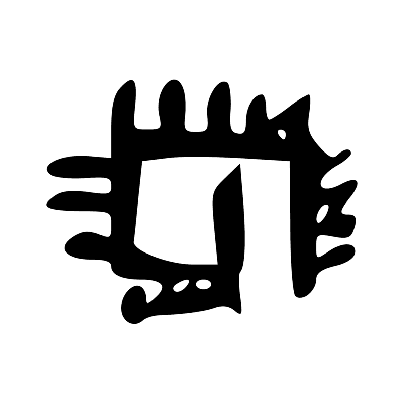 O13 — Plan d'édifice avec frise de signes