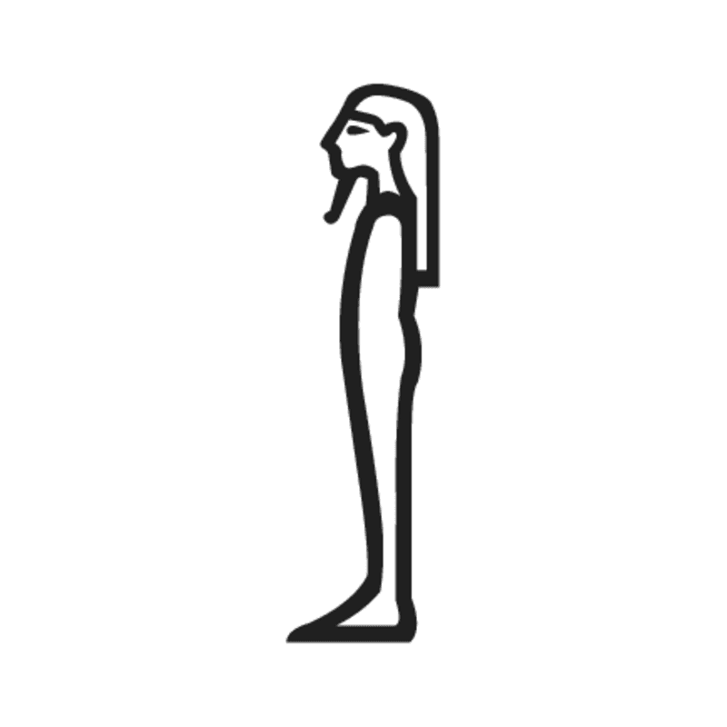 A53 — Momie dressée